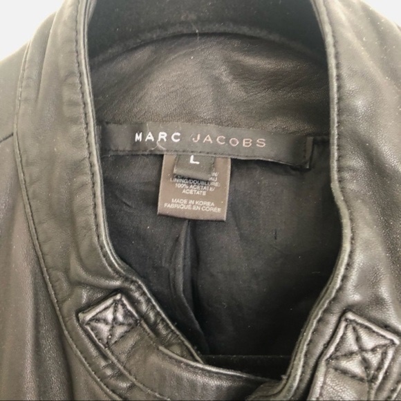 Marc Jacobs Quilted Leather Moto Jacket L - Picture 5 of 8